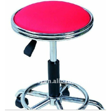 4 wheels red beauty chair